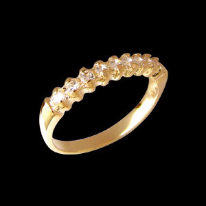 anel aparador alianca pedras zirconia folheado banhado 3 camadas ouro 18k semijoia bruna brilho folheados 1