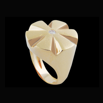 anel flor com zirconia swarovski folheado ouro 18k niquel free semijoia bruna brilho folheados 1