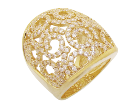 maix anel zirconias design caracois folheado ouro 18k semijoia antialergica sem niquel bruna semijoias brilho folheados