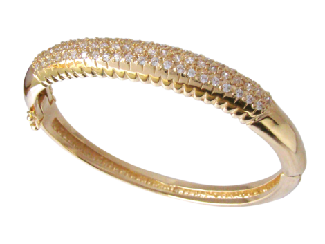 bracelete grosso bipartido fecho trava seguro cravejado zirconia swarovski cristal folheado banhado ouro 18k dourado sem niquel nickel free bruna semijoias brilho folheados BP0215 5