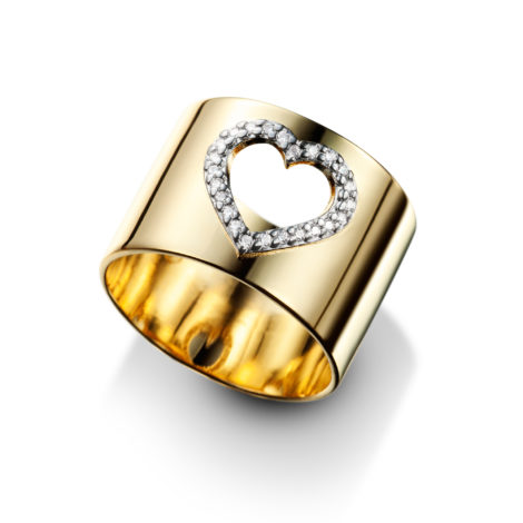 anel largo coracao zirconia banhado ouro dourado antialergico sem niquel contem aplique rodio sabrina joias brilho folheados 1910145