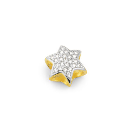 berloque estrela cravejado zirconia aplique ouro branco sabrina semijoas brilho folheados 1800202