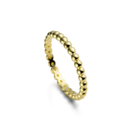 anel delicado bolinhas life gold 1910400