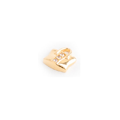 pingente secrets bolsa feminina banhado folheado ouro sabrina joias brilho folheados 1800278