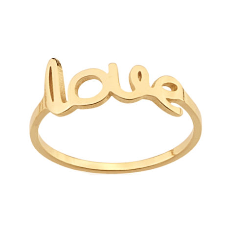 512169 anel delicado escrito love vazado joia rommanel brilho folheados