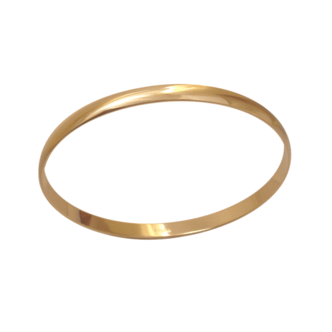 BP0125 pulseira rigida estilo bracelete bruna semijoias brilho folheadas joia folheada ouro 18k