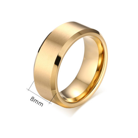 anel alianca masculina larga material tungstenio joia folheada ouro 18k brilho folheados