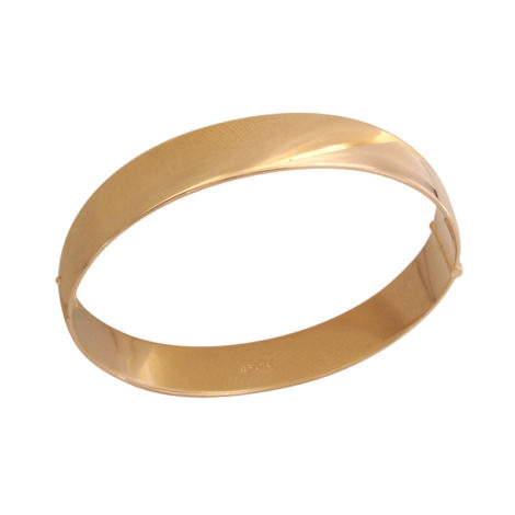 BP0201 bracelete largo liso joia folheada em ouro 18k bruna semijoias brilho folheados