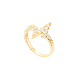 1910897 anel aro fino com design de batidas do coracao folheado a ouro dourado 18k sabrina joias brilho folheados