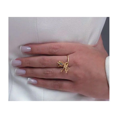 1911025 anel com pingentes amor sem fim cupido chave coracao love joia antialergica sabrina loja brilho folheados modelo