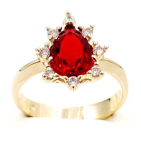 1910414 anel de formatura vermelho com zirconias brancas joia folheada ouro antialergica com caixa capelo loja brilho folheados 5