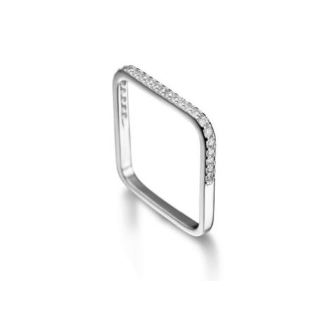 R1910366 anel quadrado folheado rodio zirconias brilhates prateado marca sabrina joias loja revendedora brilho folheados