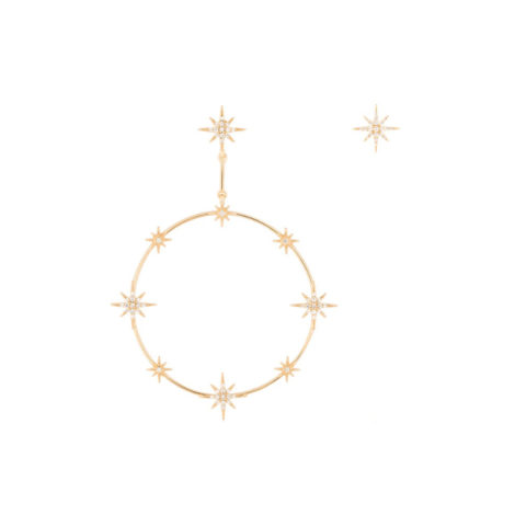 1690487 brinco uma argola constelacao de estrelas um brinco estrela solitaria marca sabrina joias loja brilho folheados 1