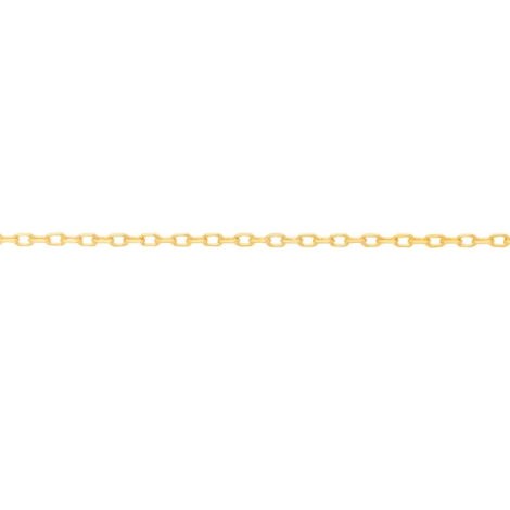 531638 gargantilha formada por fio cadeado fino com 42cm de comprimento marca rommanel loja revendedora brilho folheados 1