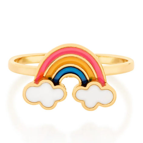 512873 anel infantil arco iris resina colorida colecao cores da vida marca rommanel loja revendedora brilho folheados 3