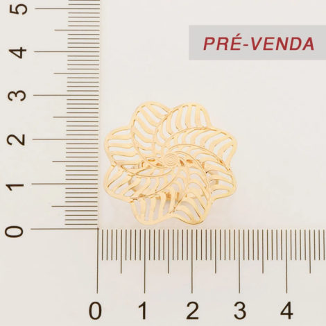 512917 maxi anel formado por flor estilizada colecao origens rommanel loja brilho folheados 1