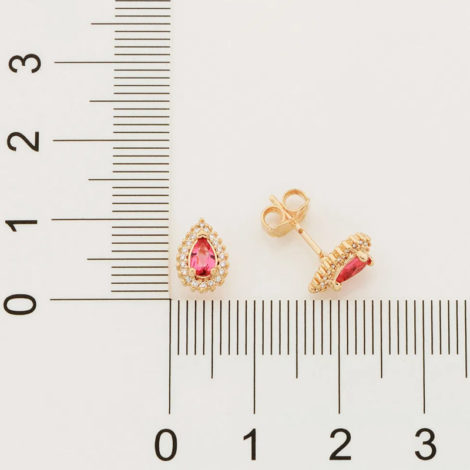 526512 brinco cristal gota rosa com zirconias colecao cores da vida marca rommanel loja revendedora brilho folheados 4