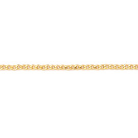 Foto fundo branco da pulseira de elos delicados folheada a ouro, cor dourado, da marca Sabrina Joias revendido pela Brilho Folheados. Código 39S18